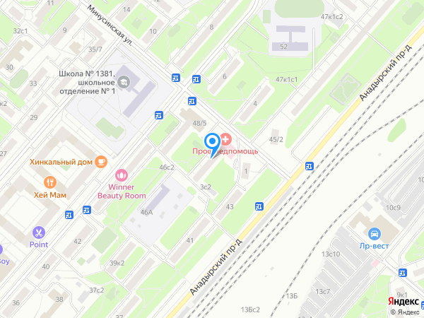 Стоматология ПРОФМЕДПОМОЩЬ на карте