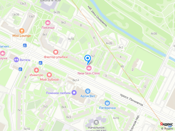 NEW SKIN CLINIC на карте
