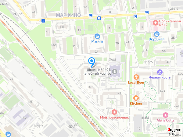 Стоматологическая клиника 32 ДЕНТ на карте