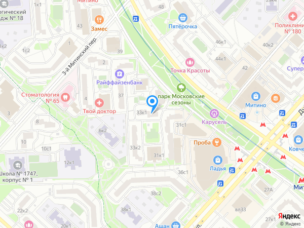 Универсал Аки на карте