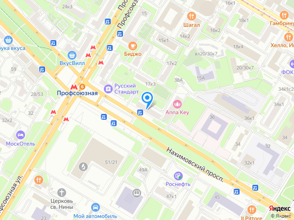 Красное яблоко на карте