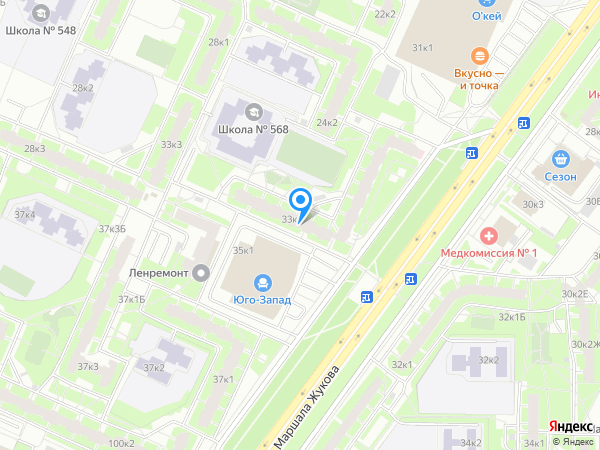 Стоматология 33-Й ЗУБ на карте