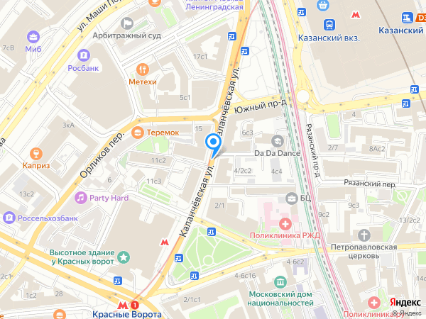 Стоматология ЕВРОМЕД КОНСАЛТ на карте