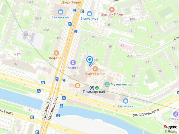 Кокос на карте