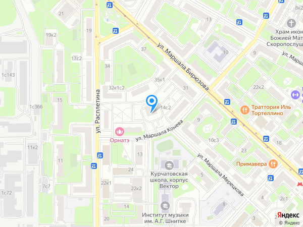 ЕВРОПЕЙСКИЙ ЛЕЧЕБНО-ДИАГНОСТИЧЕСКИЙ ЦЕНТР "АТЕ клиник" на карте