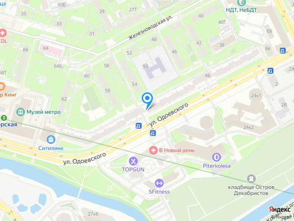 Милица на карте