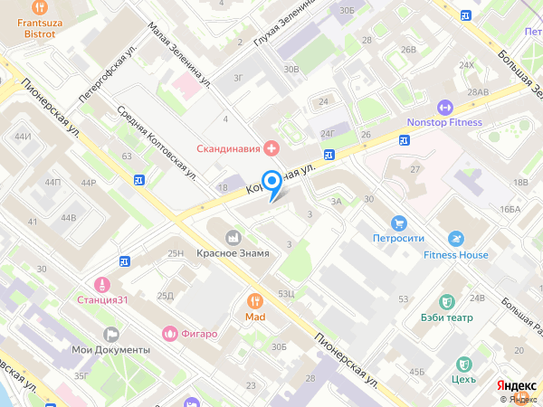 АНЖЕ, стоматологическая клиника на карте