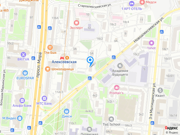 Стоматология ЛЮКСДЕНТ на карте