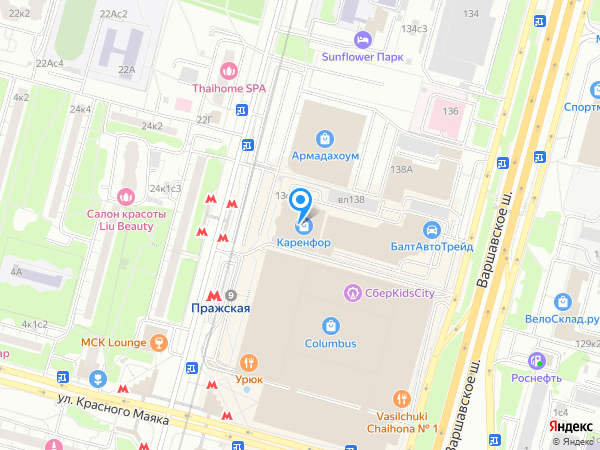 Гелиоса на карте