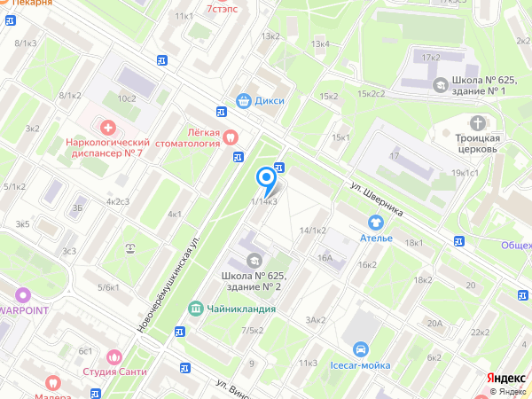 Таис на карте