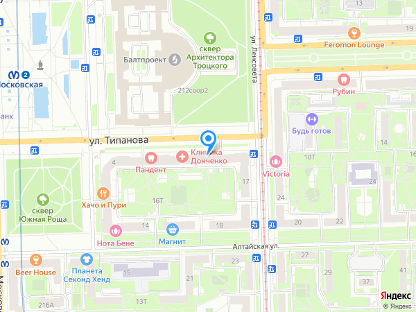 Центр флебологии Здравмед типанова 6 на карте