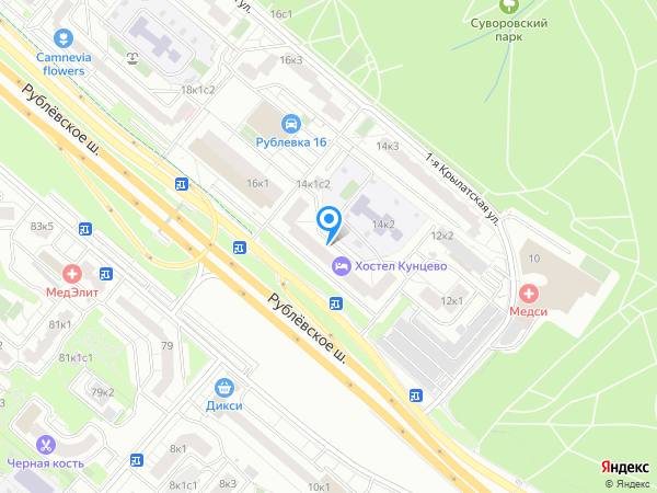 Владлена на карте