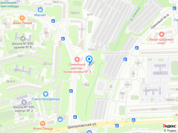 Стоматология ЭДЕНТ на карте