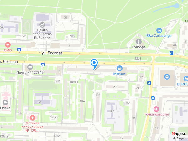 Стоматология НА ЛЕСКОВА на карте