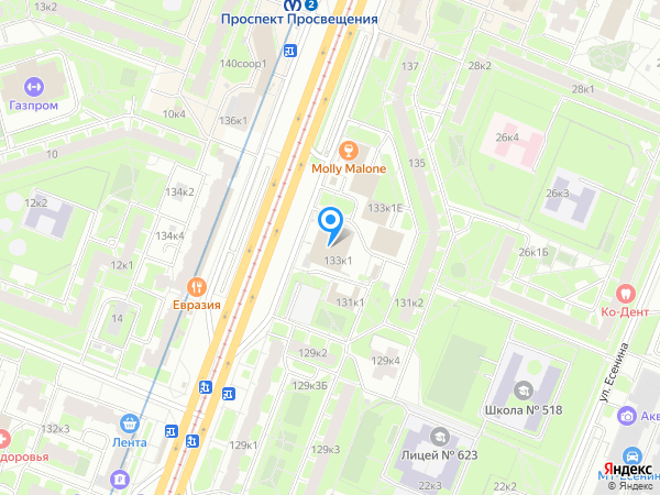 Креатифф на карте