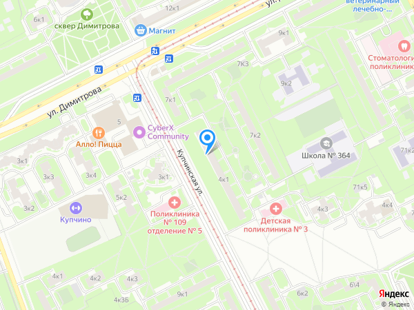 Спб. Центр Кинезитерапии на карте
