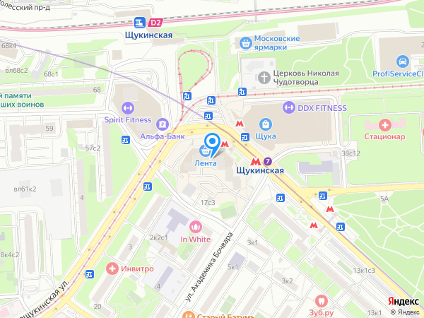 Стоматология DENT & CARE на карте
