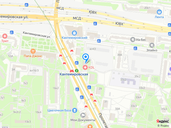 Стоматология ДОКТОРА ОСТРОВСКОГО на карте