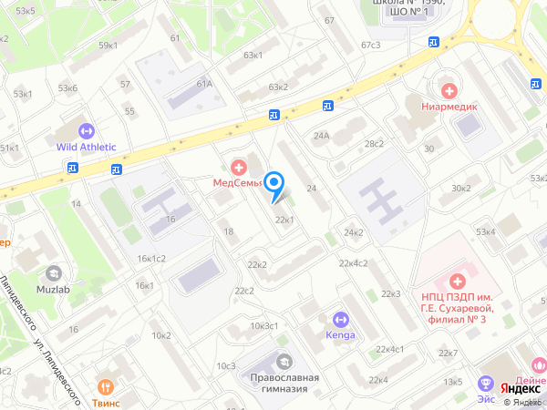 Стоматология КЛИНИКА ДОКТОРА КОРНОВЯНА на карте