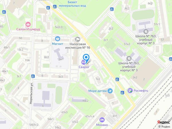 Клиника стоматологии ВИТАДЕНТ на карте