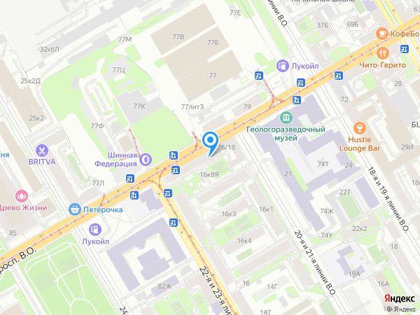 Стоматология БЛИК на карте