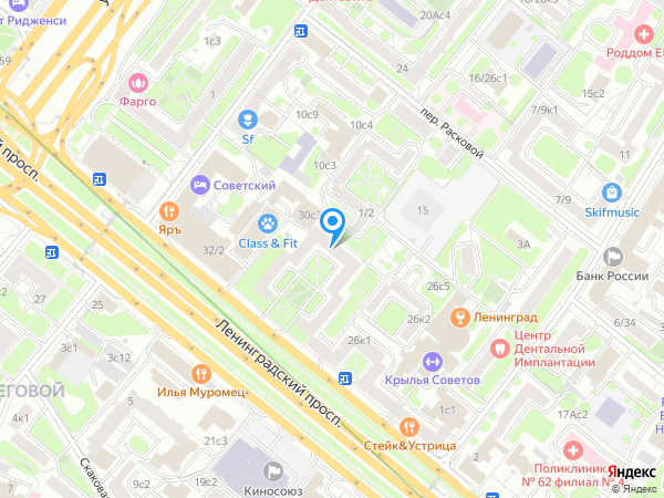 Стоматология JET STOM CLINIC на карте