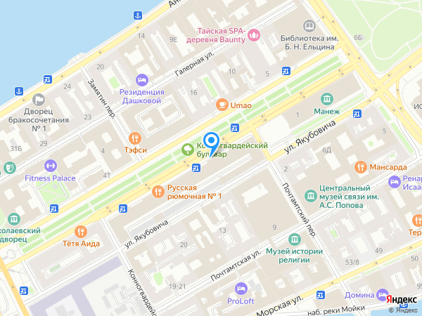 BLVD / Бульвар на карте
