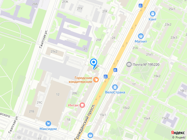 Стоматология МЕДКОР на карте
