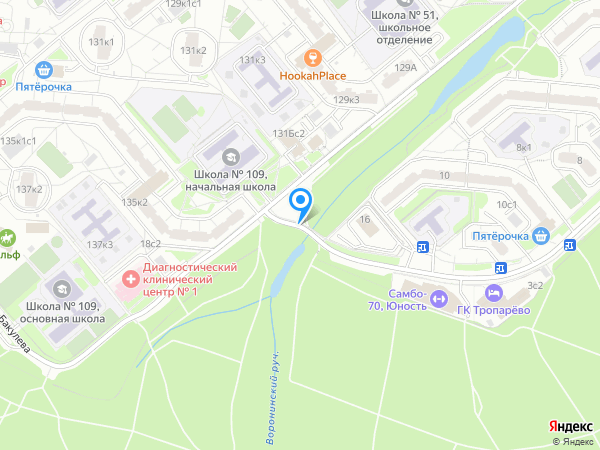 Особа на карте