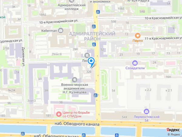 Леди сеть салонов красоты по адресу Лермонтовский проспект 53 на карте