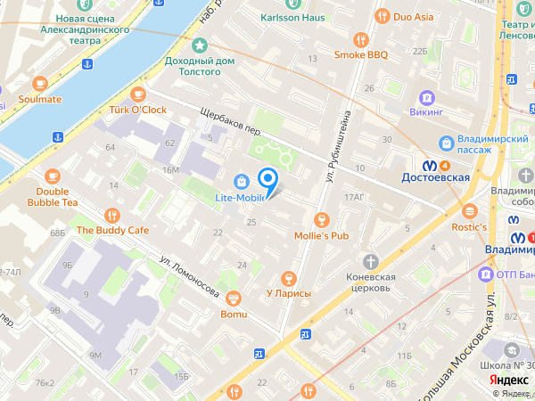 1-ое Бюро Недвижимости на карте