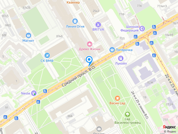 Абриелль на карте