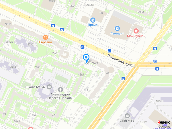 Apriori / Априори по адресу Ленинский проспект 97к1 на карте