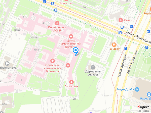 ГрандМед по адресу пр. Культуры 4 на карте