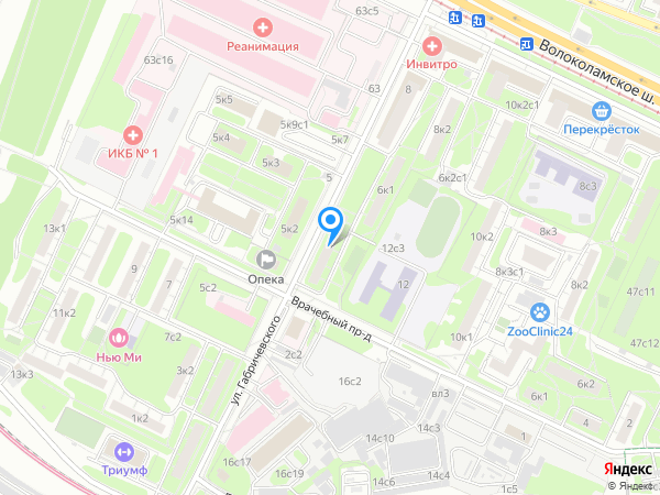 Наркология 24 на карте