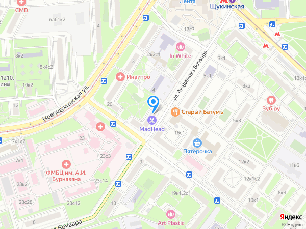 Стоматология Комфортных Цен на карте