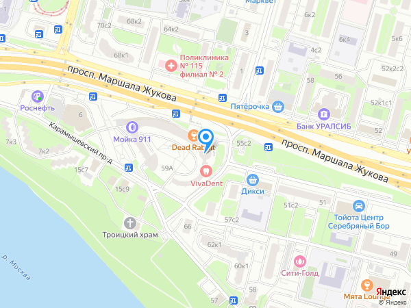 Стоматология MEDCOR на карте