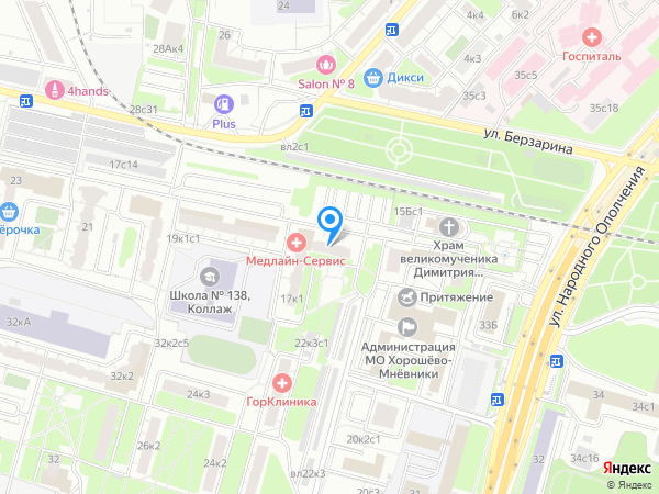 Гучаева Лиана Владимировна, стоматолог-терапевт, хирург-ортопед на карте