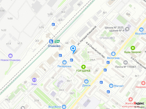 Катрин на карте