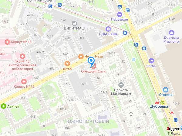 Клиника суставов и позвоничника АртроМедЦентр на карте