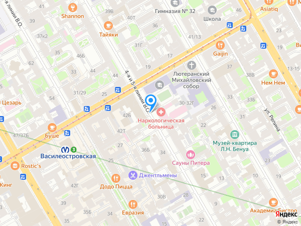 Молотникова Марина PropertyPiter на карте