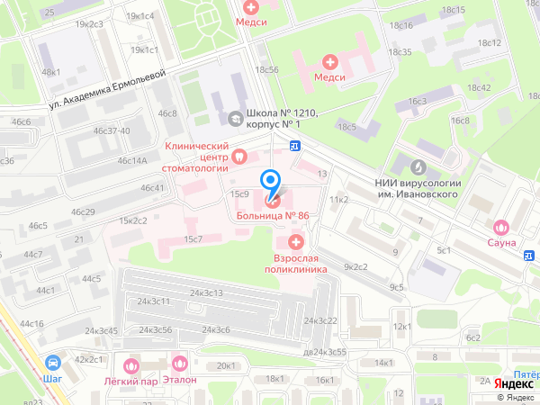 Стоматология ADM CLINIC на карте