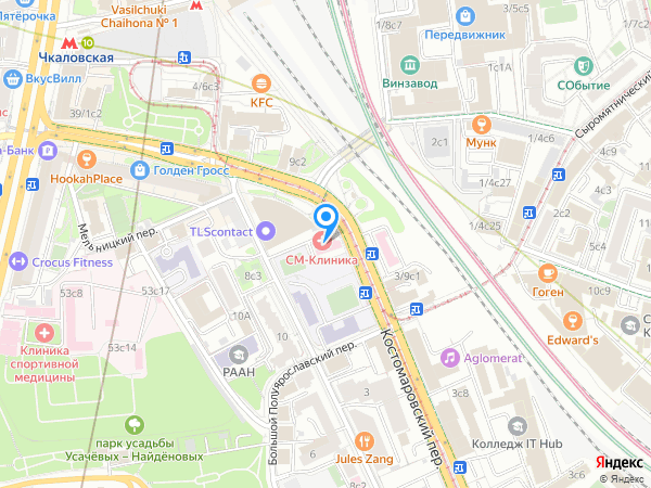 Стоматология AUSDENT на карте