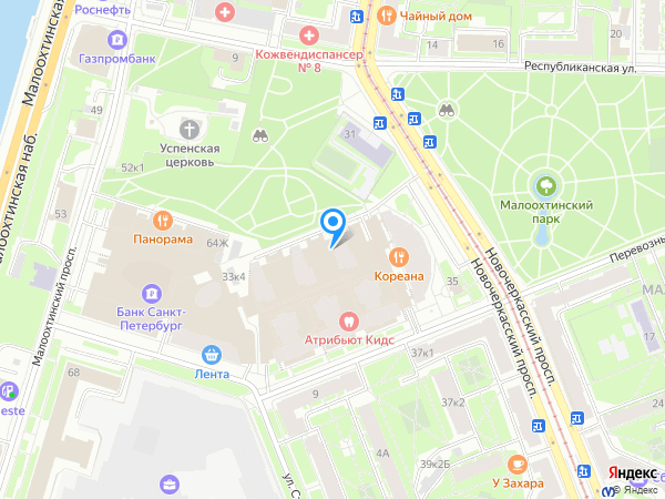 Клиника доктора Коренченко на карте