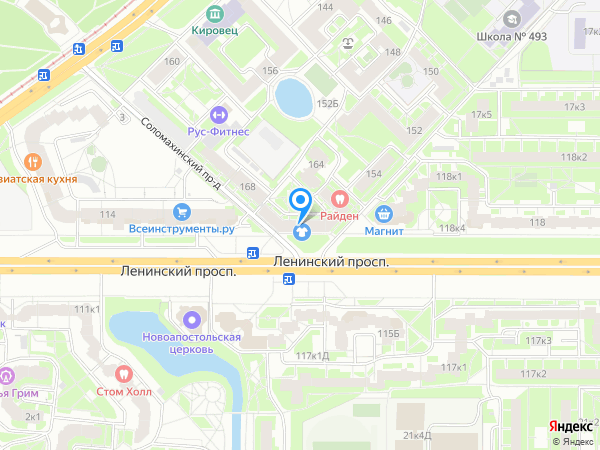 Стоматология РАЙДЕН на карте