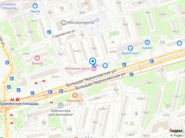 Империя Цвета на карте