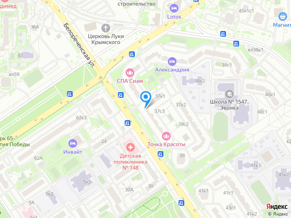 Стоматология Астра-Дентал на карте