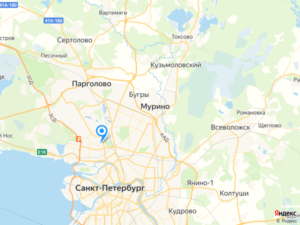Медицентр в Девяткино на карте