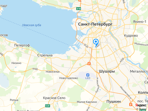 Фрезия на карте