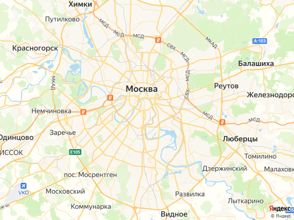 Белый Дом на карте